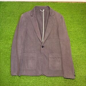 Marine Layer Blazer Men 38 Knit Unstructured 1 Button Jacket Cotton Stretch